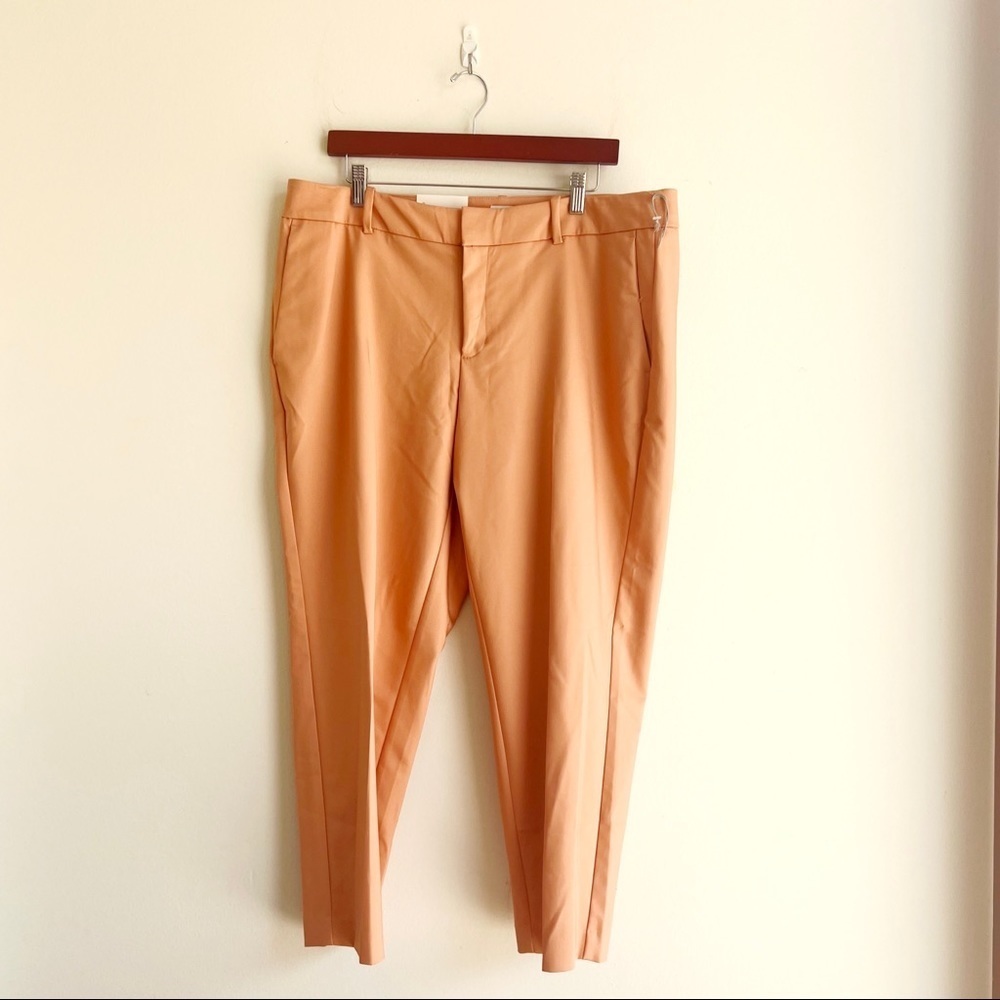 A New Day Peach Slim Ankle Trousers pre loved